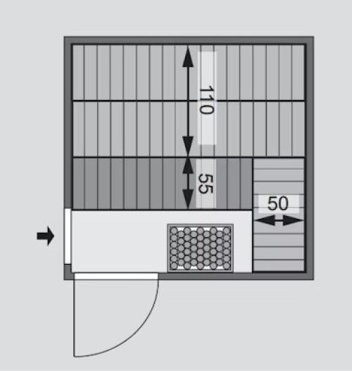 finská sauna KARIBU ARVIKA (6197) 