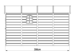 plastový domek LANITPLAST LONGFORD 612 - V185